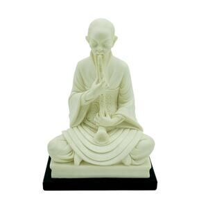 Vintage A. Giannelli Italy "Asian Man Playing Instrument" Abstract Sculpture